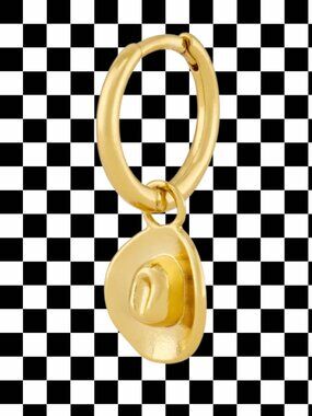 STUDS Cowboy Hat Dangler Hoop Earring